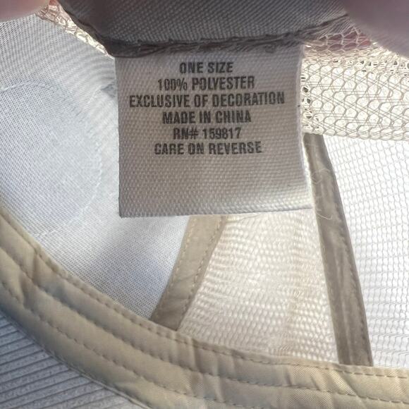 Pickleball Club USA Corduroy Snap Back Tennis Baseball Cap Tan Adjustable - Picture 5 of 7